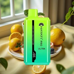 Hayati Pro Ultra 15000 Пуфса Батерия 850mAh Лимон & Мента Синьо Малско & Мента