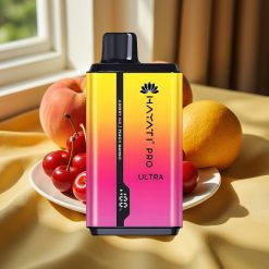 Hayati Pro Ultra 15000 Puffs 850mAh Череша Лед Праскова Манго