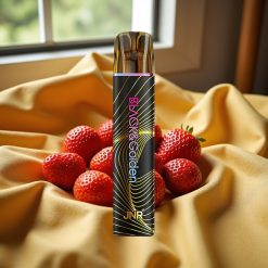 JNR Black&Golden 800 Puffs 2ml Strawberry Ice