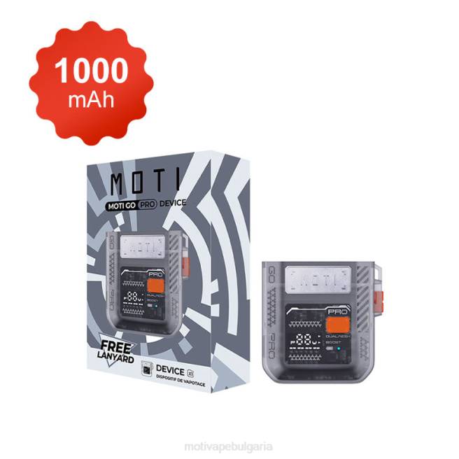 MOTI Vape Sofia - MOTI Go Pro комплект устройство 1000mah - система за еднократна употреба 1 бр 0P8R119